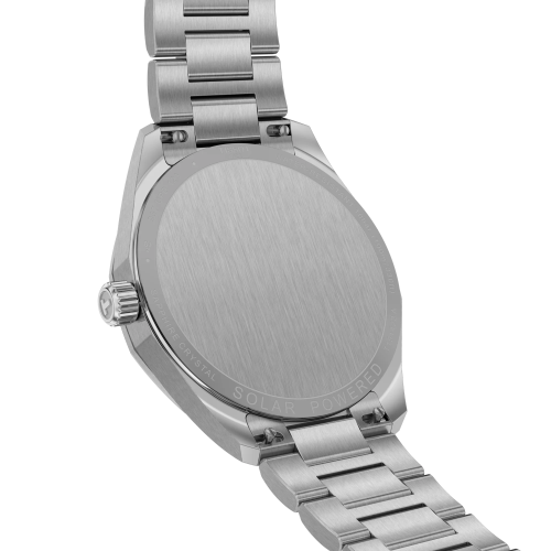 Reloj Tissot PRC 100 Solar Quartz 39mm para hombre y mujer con esfera gris plata