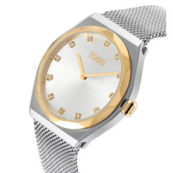 Reloj Tous para mujer Karat Round Mesh bicolor