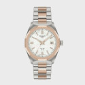 Reloj Tissot PRC 100 Solar Quartz 34mm bicolor para mujer con esfera madreperla