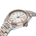 Reloj Tissot PRC 100 Solar Quartz 34mm bicolor para mujer con esfera madreperla