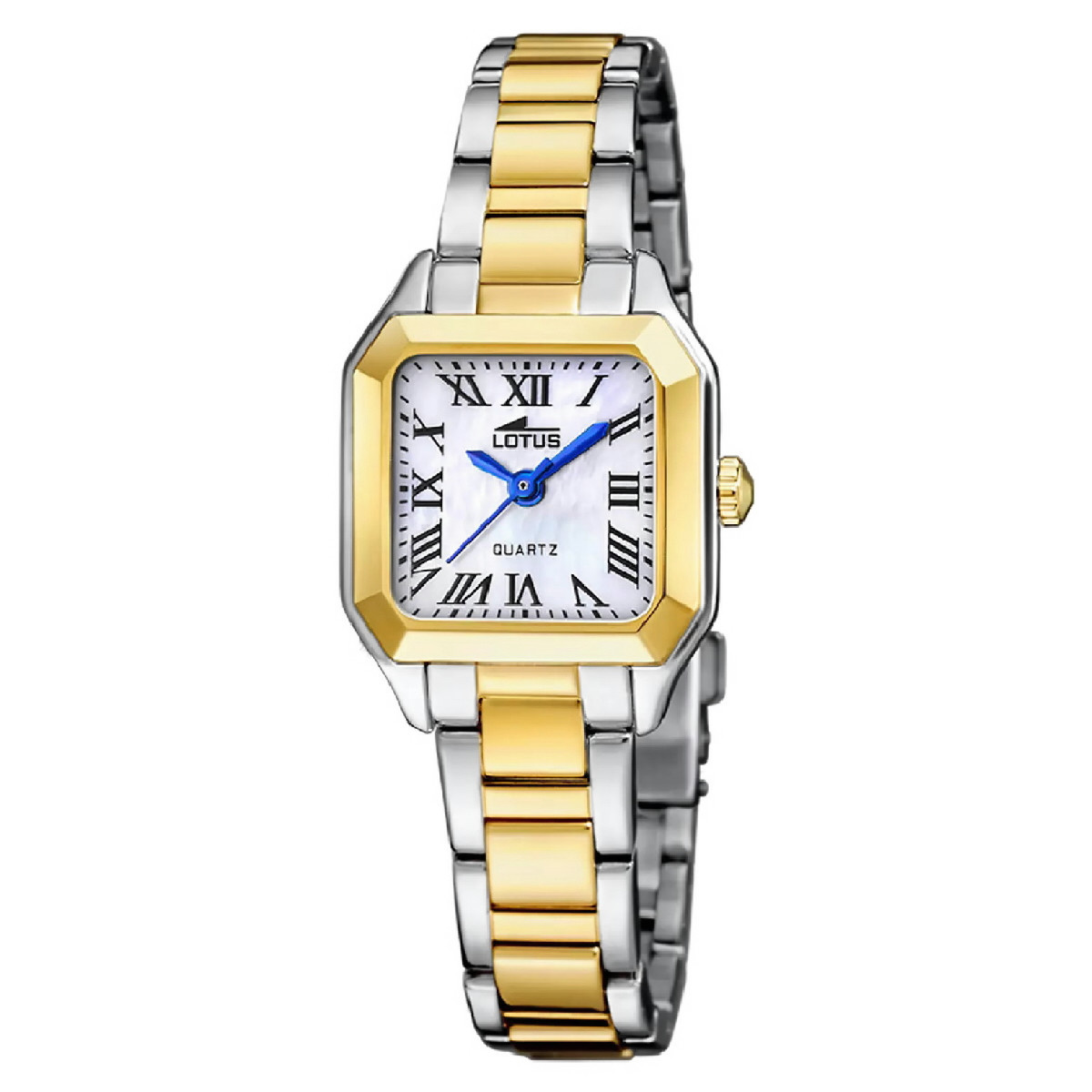 Reloj Lotus Old Money esfera nácar bicolor 24x24mm