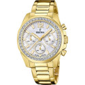 Reloj Festina Rainbow crono dorado para mujer 40mm