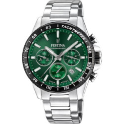 Reloj Festina Timeless Choronograph para hombre 44mm esfera verde