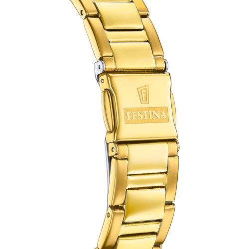 Reloj Festina Rainbow crono dorado para mujer 40mm
