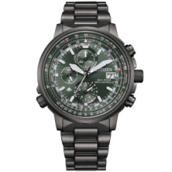 Reloj Citizen Pilot H800 crono Ecodrive Radiocontrolado 42mm IP gun