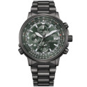 Reloj Citizen Pilot H800 crono Ecodrive Radiocontrolado 42mm IP gun