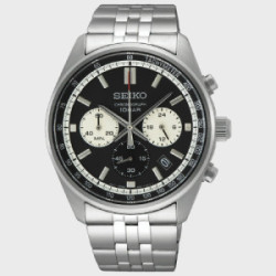 Reloj Seiko Neo Sports Crono 41.5mm esfera negra y gris