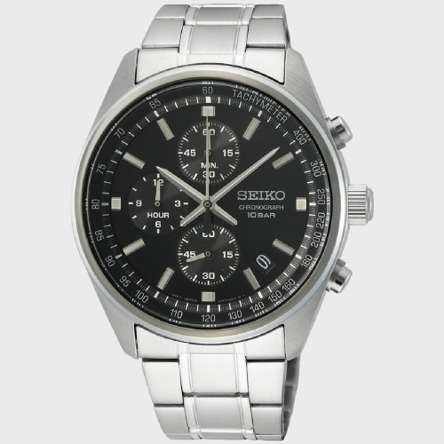 Reloj Seiko Neo Sports Crono 41.5mm esfera negra