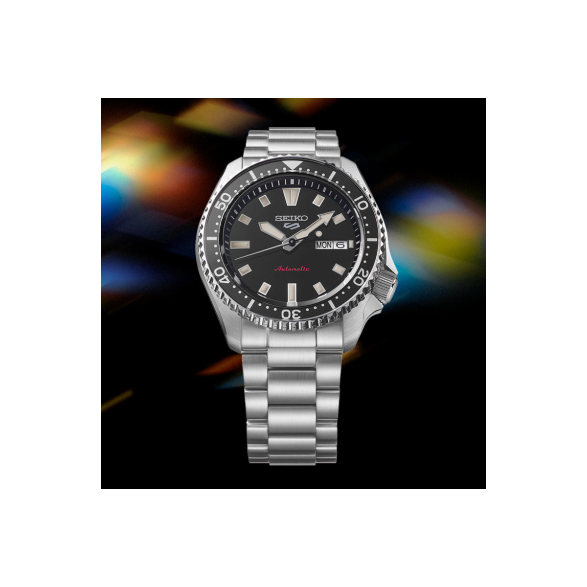 Reloj Seiko 5 Sports SKX Street Style esf negra 42.5mm