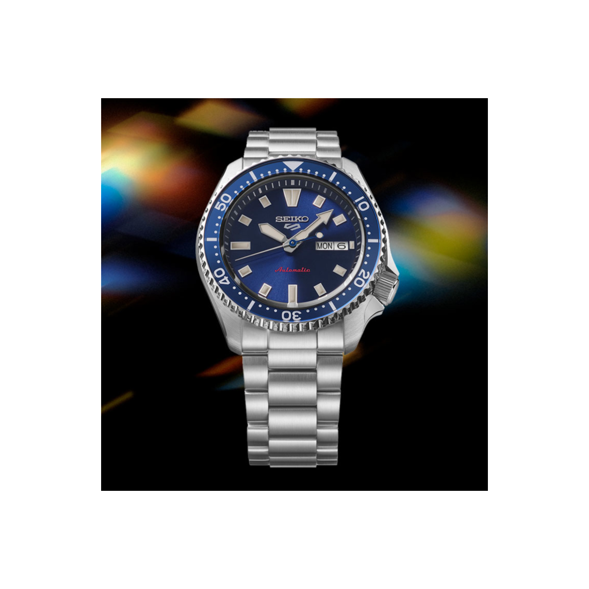 Reloj Seiko 5 Sports SKX Street Style esf azul 42.5mm