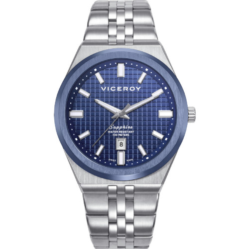 Reloj Viceroy Swiss Made IP azul 41mm