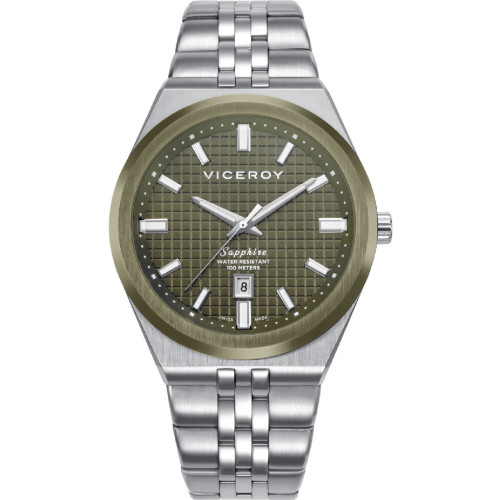 Reloj Viceroy Swiss Made IP verde 41mm