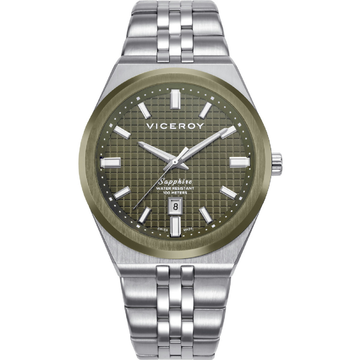 Reloj Viceroy Swiss Made IP verde 41mm