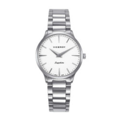 Reloj Viceroy Swiss Made acero esfera blanca 32mm