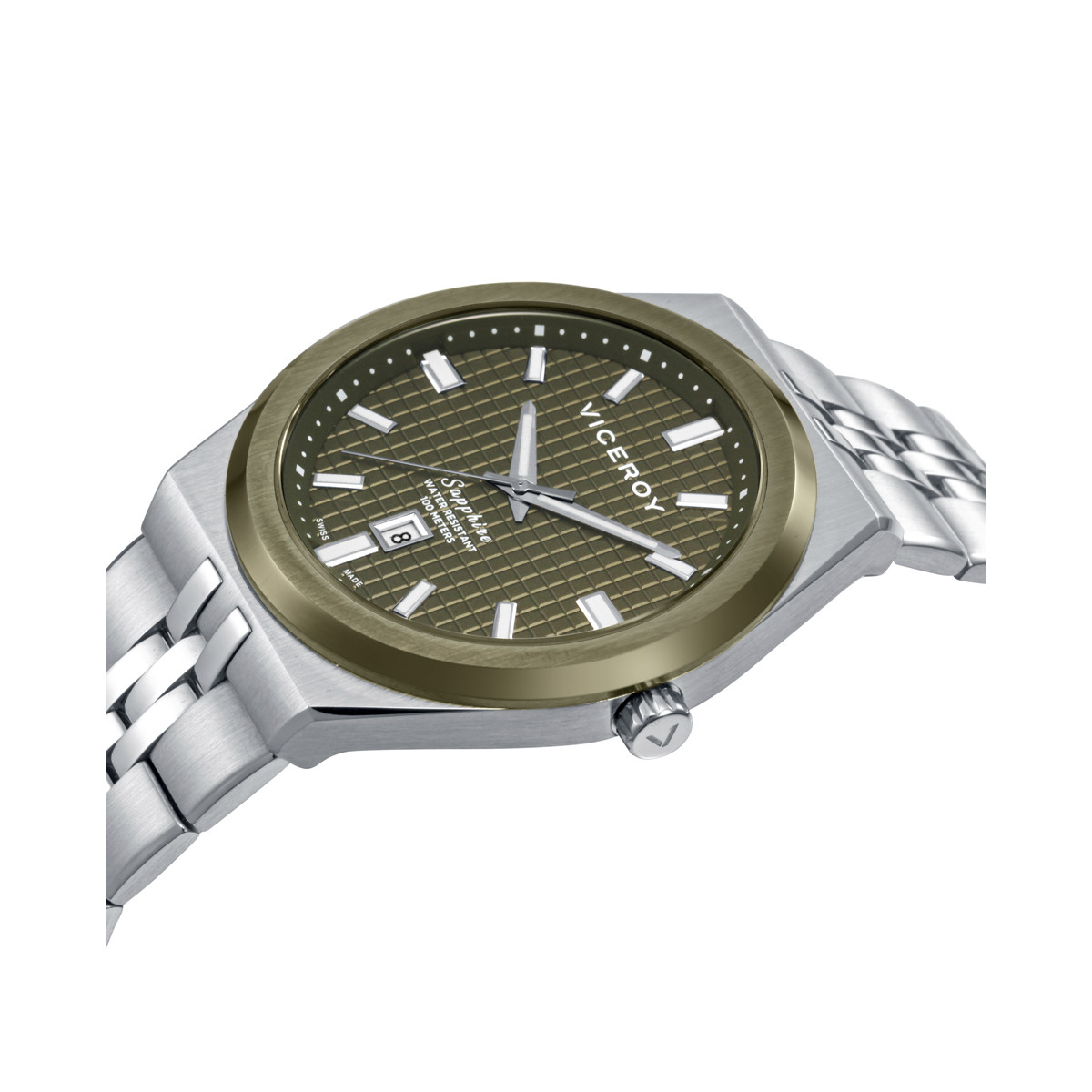 Reloj Viceroy Swiss Made IP verde 41mm