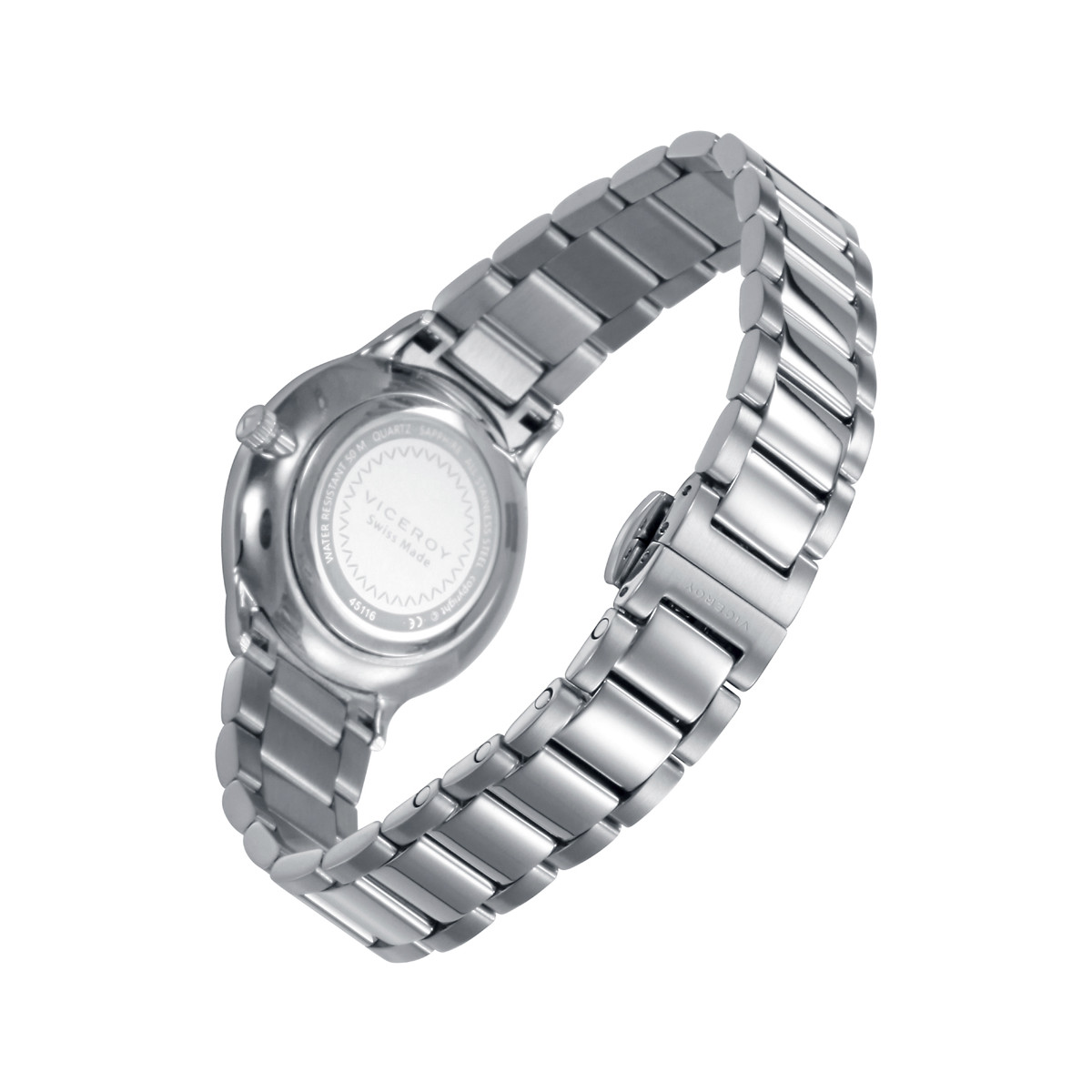 Reloj Viceroy Swiss Made acero esfera blanca 32mm