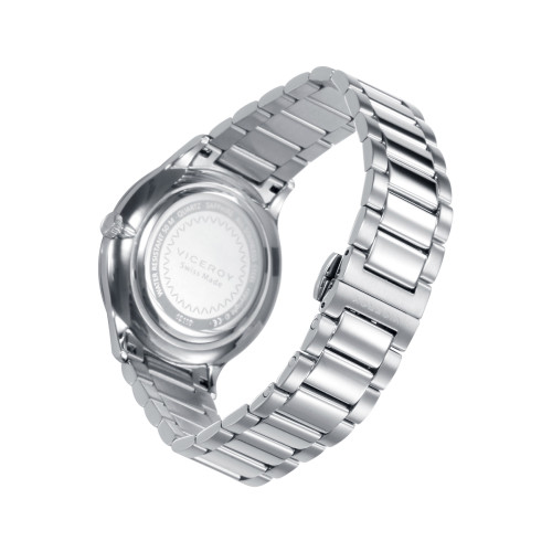 Reloj Viceroy Swiss Made acero esfera azul 41mm