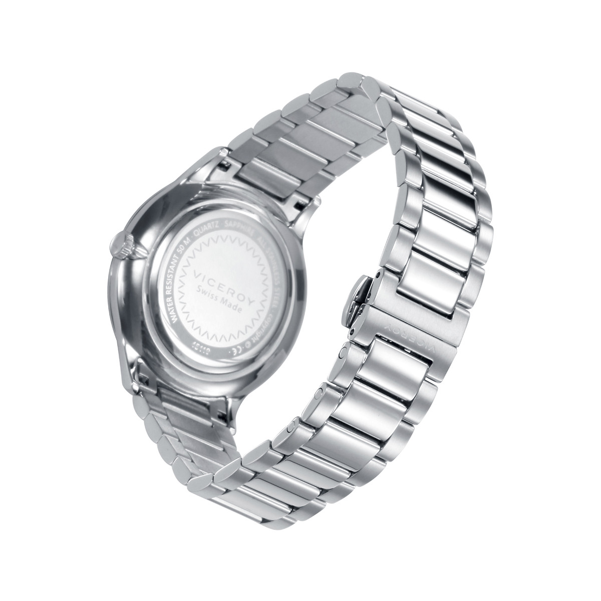 Reloj Viceroy Swiss Made acero esfera azul 41mm