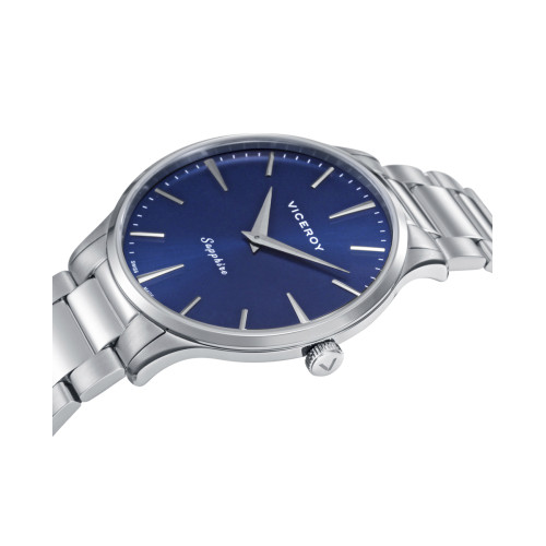 Reloj Viceroy Swiss Made acero esfera azul 41mm