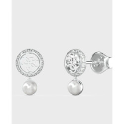 Pendientes Guess TINY PEARLY acero