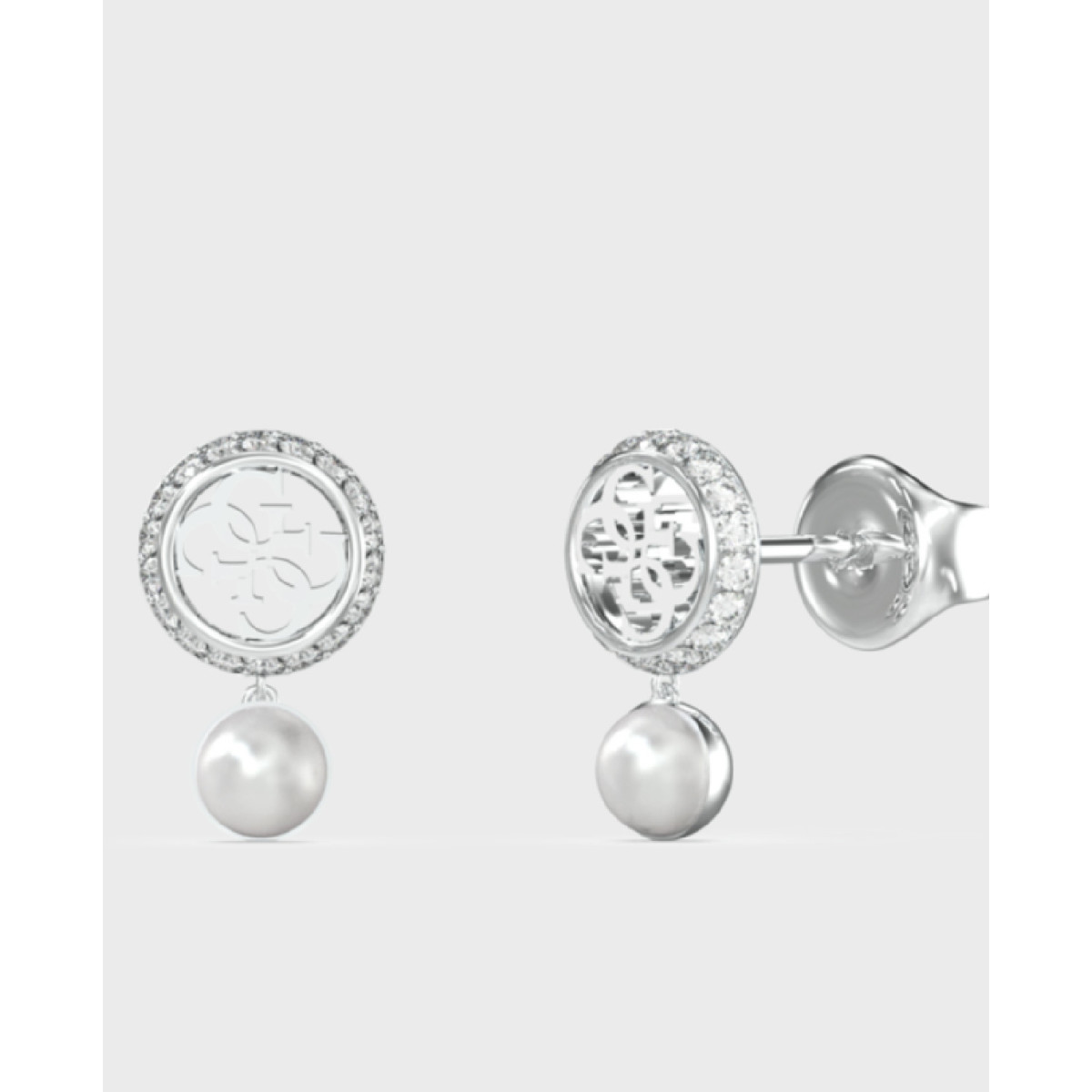 Pendientes Guess TINY PEARLY acero