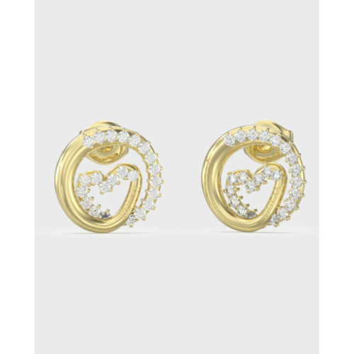 Pendientes Guess ICONIQUE acero dorado