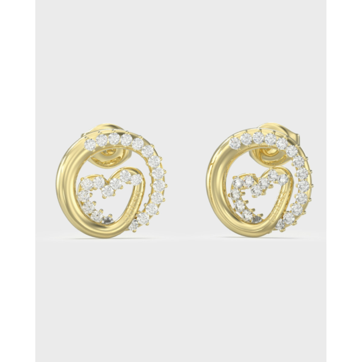 Pendientes Guess ICONIQUE acero dorado