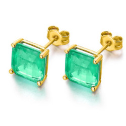 Pendientes Lecarré oro 750 8X8
