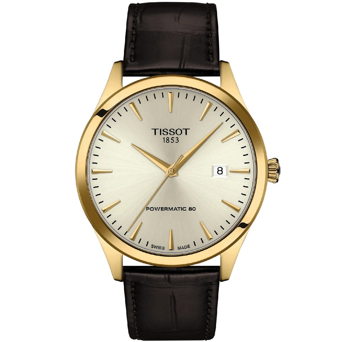 Reloj Tissot Classic Dreams Powermatic 80 40mm IP dorado