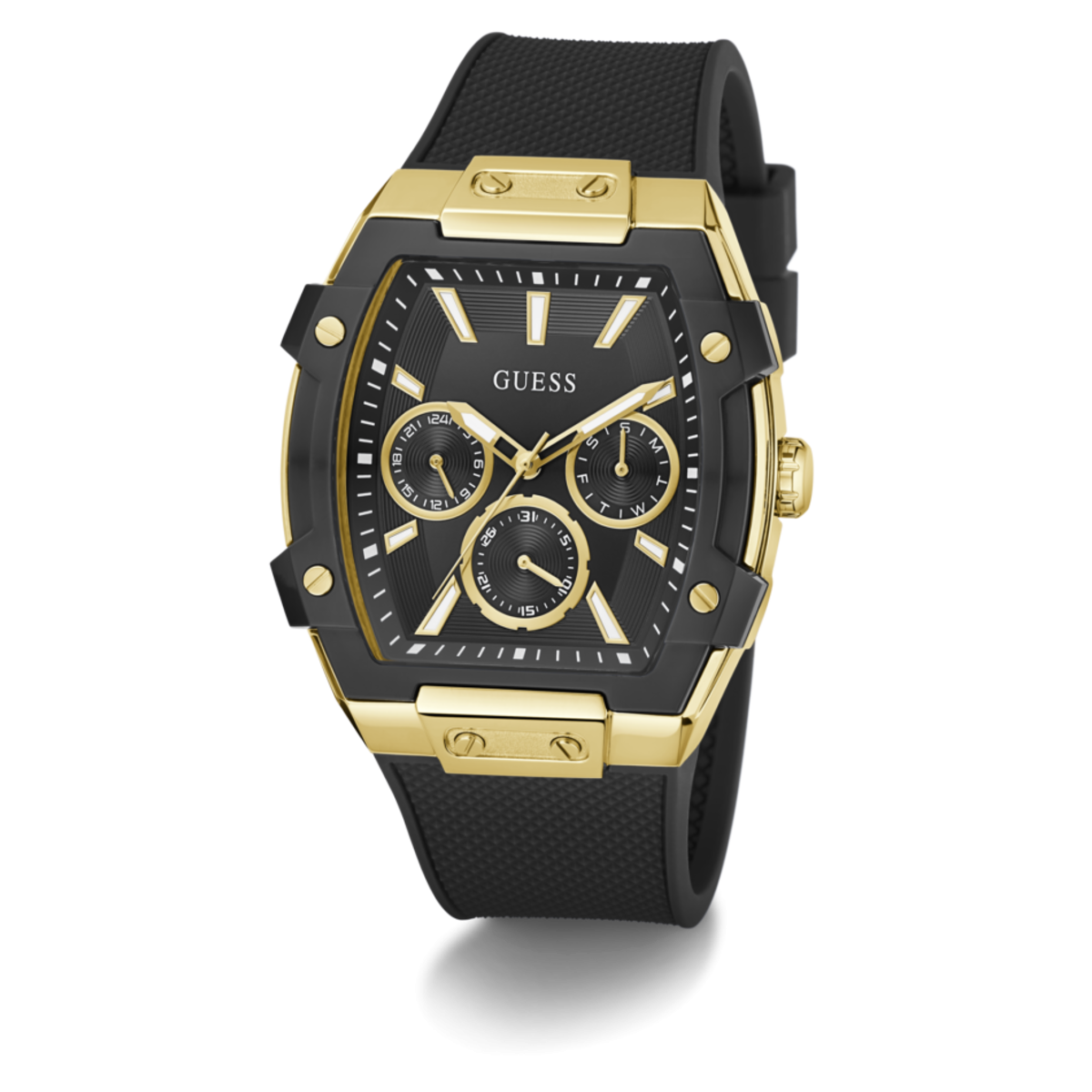 Reloj Guess Phoenix multifunción para hombre IP dorado Reloj Guess Phoenix multifunción para hombre IP dorado