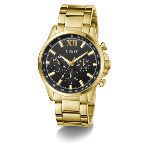 Reloj Guess Walker Multifunción para hombre IP dorado 44mm Reloj Guess Walker Multifunción para hombre IP dorado 44mm