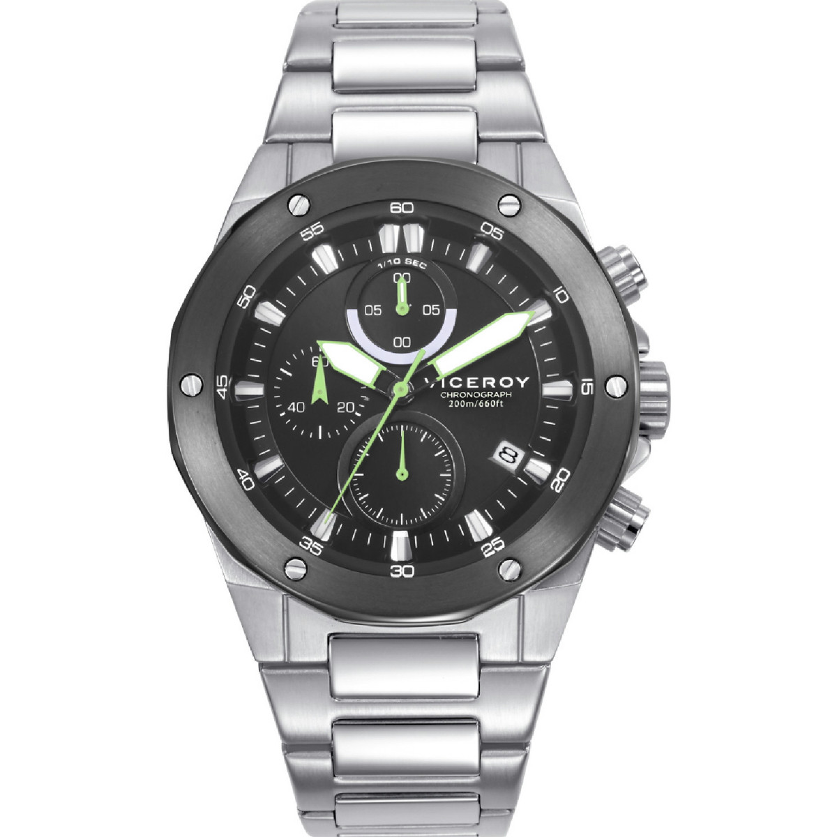 Reloj Viceroy Heat Crono para hombre bicolor IP negro Reloj Viceroy Heat Crono para hombre bicolor IP negro