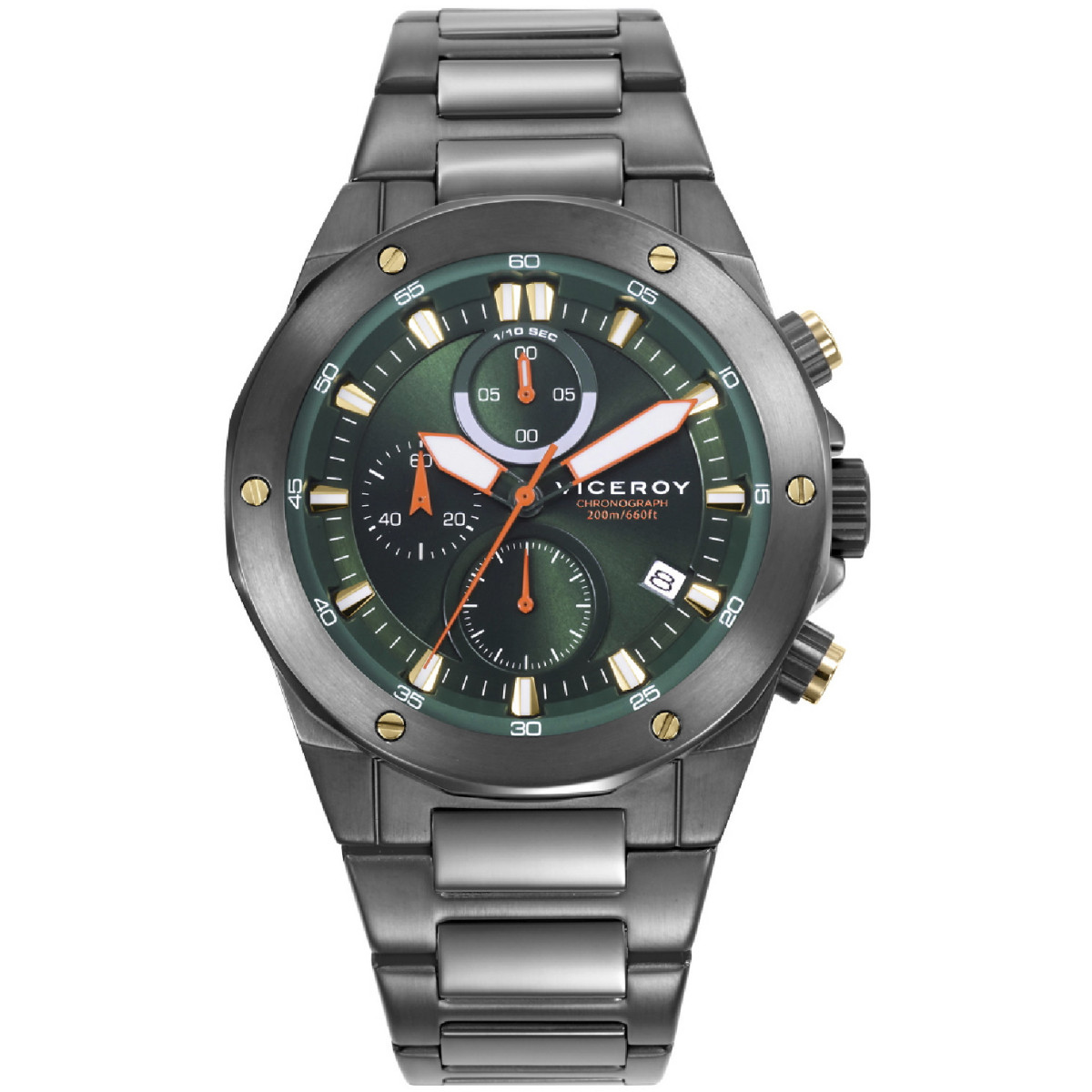 Reloj Viceroy Heat Crono para hombre IP gun Reloj Viceroy Heat Crono para hombre IP gun