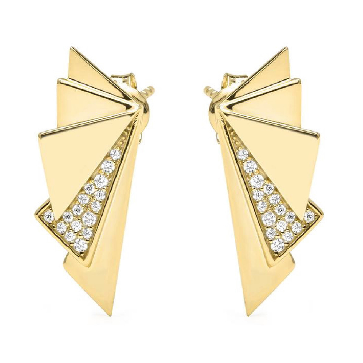 Pendientes Luxenter Rakry plata 925 dorada Pendientes Luxenter Rakry plata 925 dorada