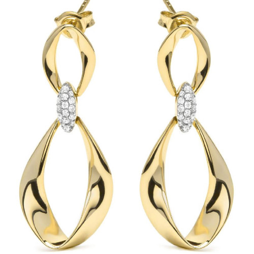 Pendientes Luxenter Jaeso plata 925 dorada Pendientes Luxenter Jaeso plata 925 dorada