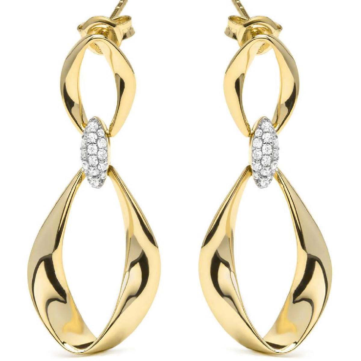 Pendientes Luxenter Jaeso plata 925 dorada Pendientes Luxenter Jaeso plata 925 dorada