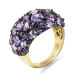 Anillo Luxenter Overda plata 925 dorada talla 14