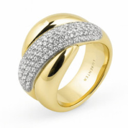 Anillo Luxenter Finthane plata 925 dorada talla 16
