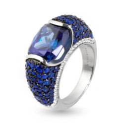 Anillo Luxenter Irasa plata 925 rodiada talla 14