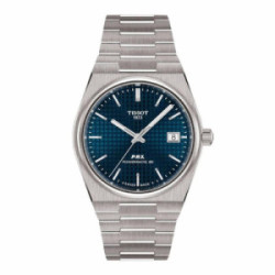 Reloj Tissot PRX Powermatic 80 Titanio para hombre y mujer esfera azul 38mm