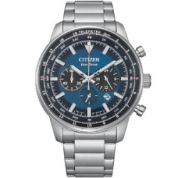 Reloj Citizen Chrono Aviation colección OF Collection esfera azul