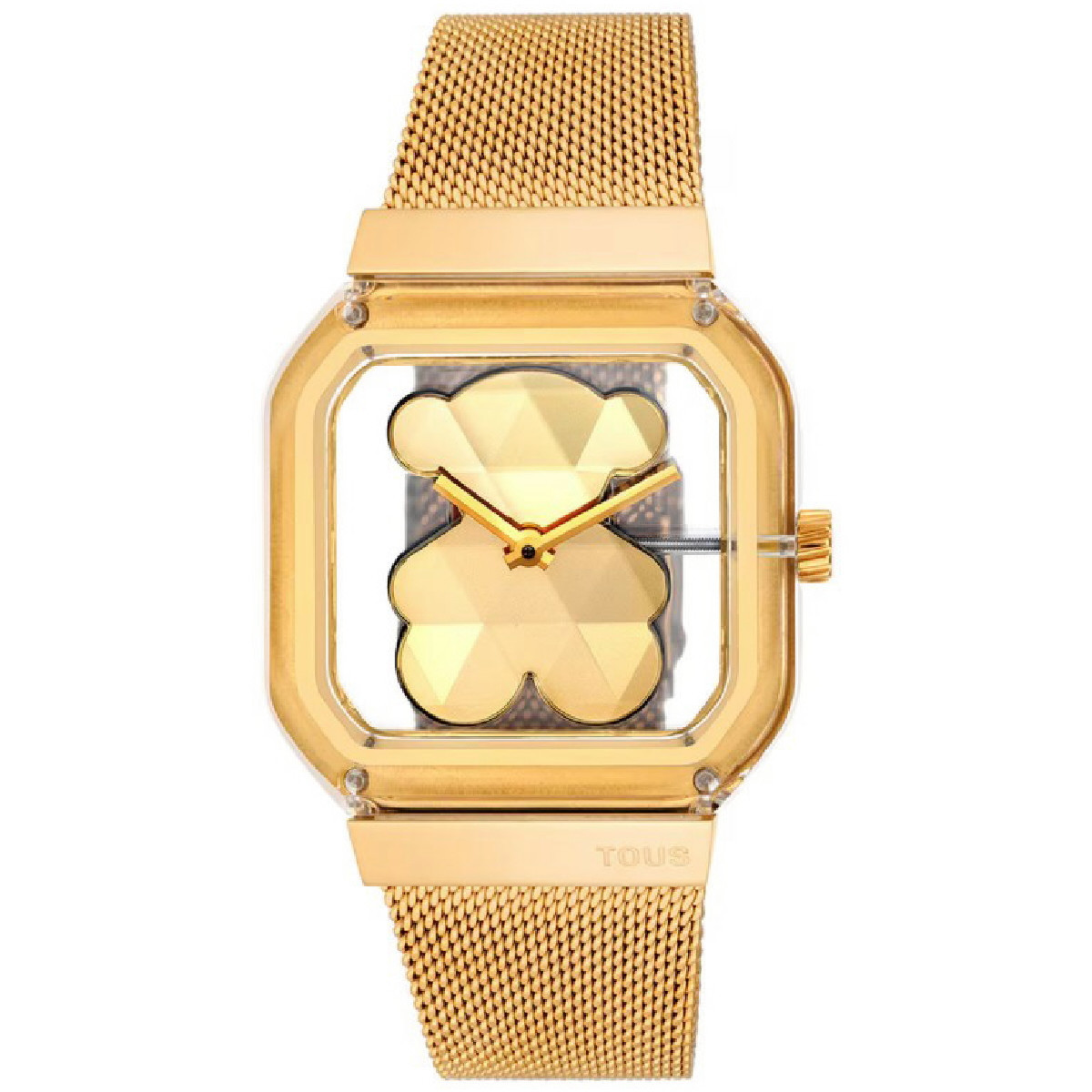 Reloj Tous D- Bear Party Policarbonato IP dorado