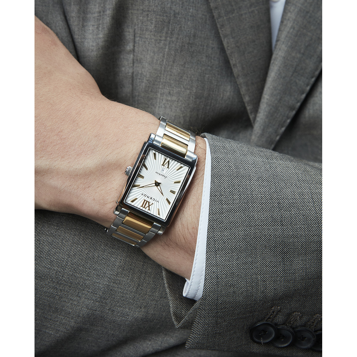 Reloj Viceroy Swiss Made bicolor para hombre