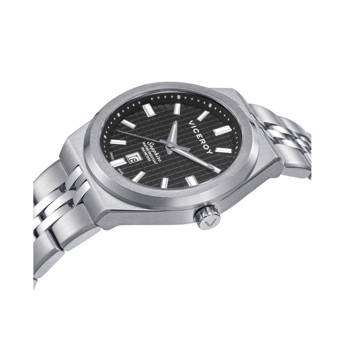 Reloj Viceroy Swiss Made esfera negra 33mm