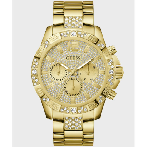 Reloj Guess Majestic 48mm para hombre dorado