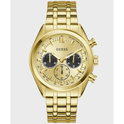 Reloj Guess Dawson 44mm para hombre dorado