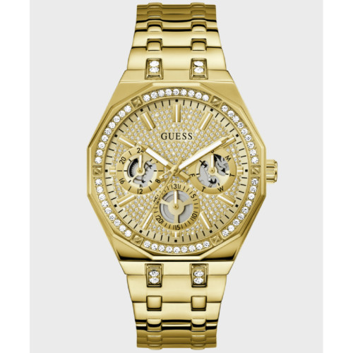 Reloj Guess Kryptonite 43mm para hombre dorado