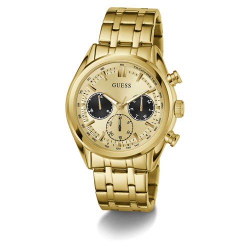 Reloj Guess Dawson 44mm para hombre dorado