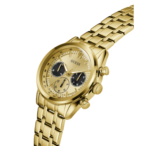 Reloj Guess Dawson 44mm para hombre dorado