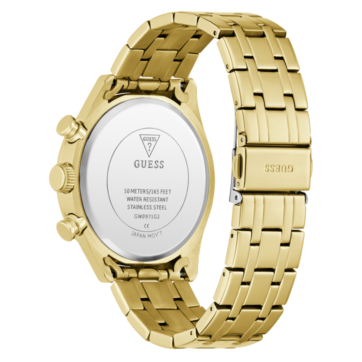 Reloj Guess Dawson 44mm para hombre dorado
